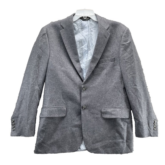 Jos.A Bank 100% Silk Blazer Mens 40 Tailored Business Sport Coat Corpcore Office